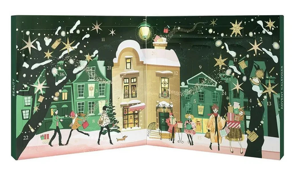 Douglas Collection Frauen Adventskalender 2025 MAKE-UP & PFLEGE Beauty Advent Calendar mit 24 Hautpflege, Make-up-Produkten, für Damen ( Wert 140€ )