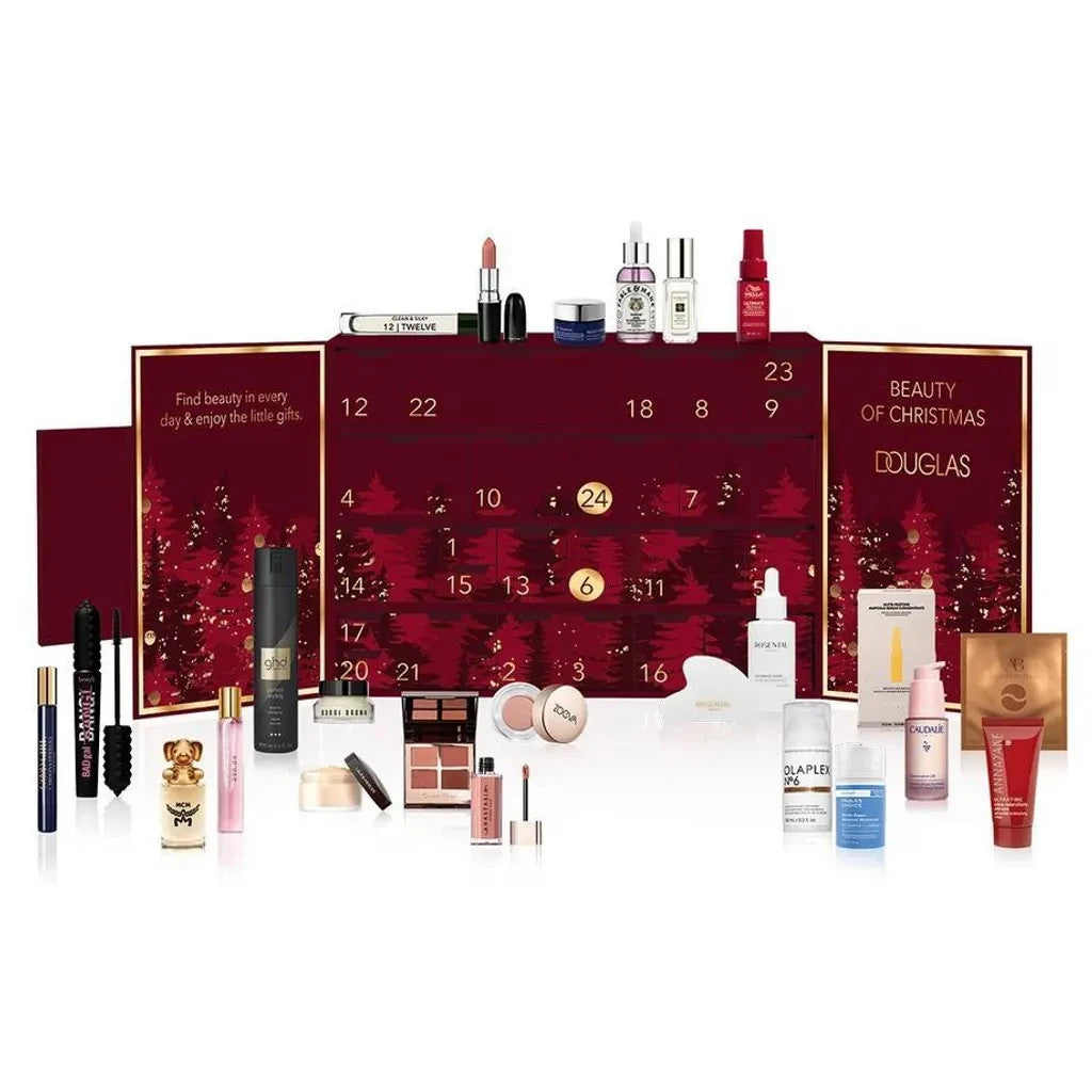 Douglas PFLEGE MAKE-UP DUFT Luxury Frauen Adventskalender 2025 mit Anti-Aging Pflege, Make-up, Haarpflege, für Damen Advent Kalender ( Wert 950€ )