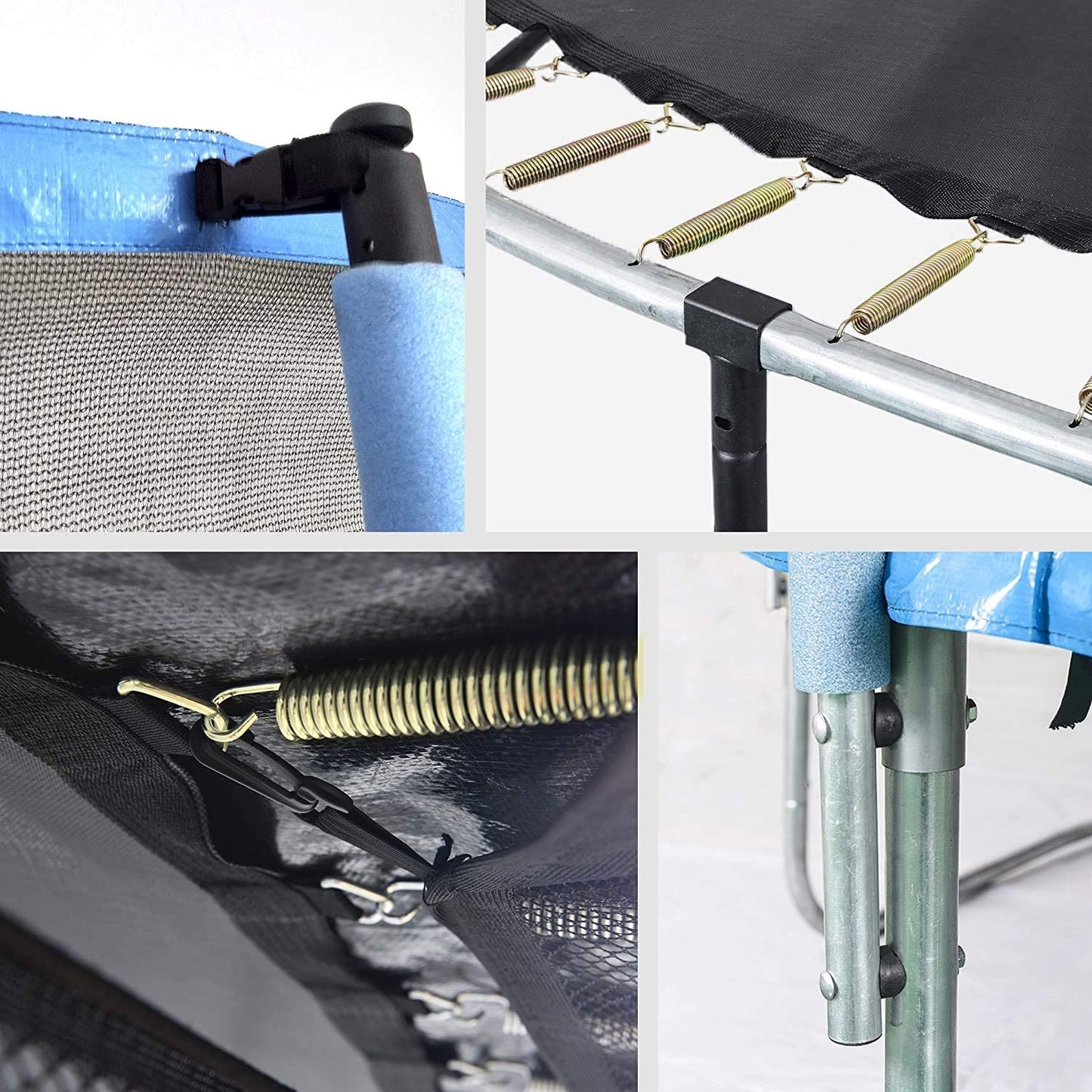 DUNLOP Trampolin 224 cm, TÜV geprüft Gartentrampolin Outdoor, Fitness-Trampolin für Kinder und Erwachsene, wetterfest, belastbar bis 180 kg, sicherer Sprungspaß, robustes Sicherheitsnetz, inklusive Aufbauanleitung und Zubehör