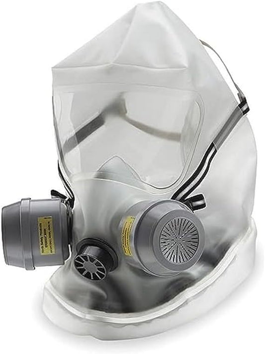 CBRN Notfall-Atemschutzhaube mit Dual-Filter – North Emergency Escape Hood mit versiegelter Verpackung & Tragetasche – Chemischer, Biologischer, Radiologischer & Nuklearer Schutz für Erwachsene