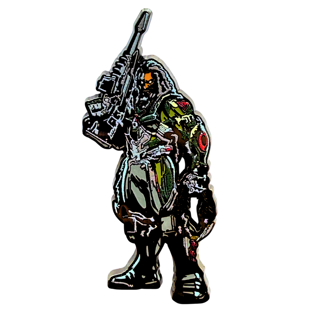 StarCraft II Gabriel Tosh Emaille Pin – Offizieller Blizzard Spectre Anstecker – Psionischer Terraner Pin – StarCraft Sammlerobjekt – Spectre Enamel Pin Kollektion – Blizzard Lizenzprodukt