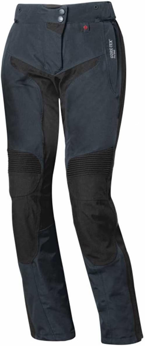 Held Frontino Damen Tourenhose Größe DM Gore-Tex Pro-Shell 4-Jahreszeiten Motorrad-Hose mit SAS-TEC Knieprotektoren, TEMPERFOAM Hüftpolstern, Cool System, Stretch-Einsätzen und reflektierenden 3M-Scotchlite Elementen