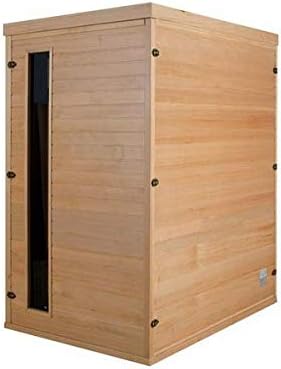 Art & Jardin du Monde Infrarotsauna Apollon für 3 Personen | Infrarotkabine mit 8 Carbonstrahlern, Farbtherapie & Digitalsteuerung | Hochwertige Heimsauna aus kanadischem Fichtenholz für Wellness Zuhause