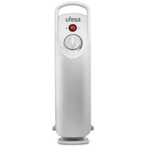 JUNG UFESA RD500 Elektrischer Ölradiator mit 500 Watt – Kompakter Konvektor-Heizkörper für kleine Räume, Mini-Heizung mit Öl-Technologie, tragbarer und sicherer Elektroheizer für Innenräume