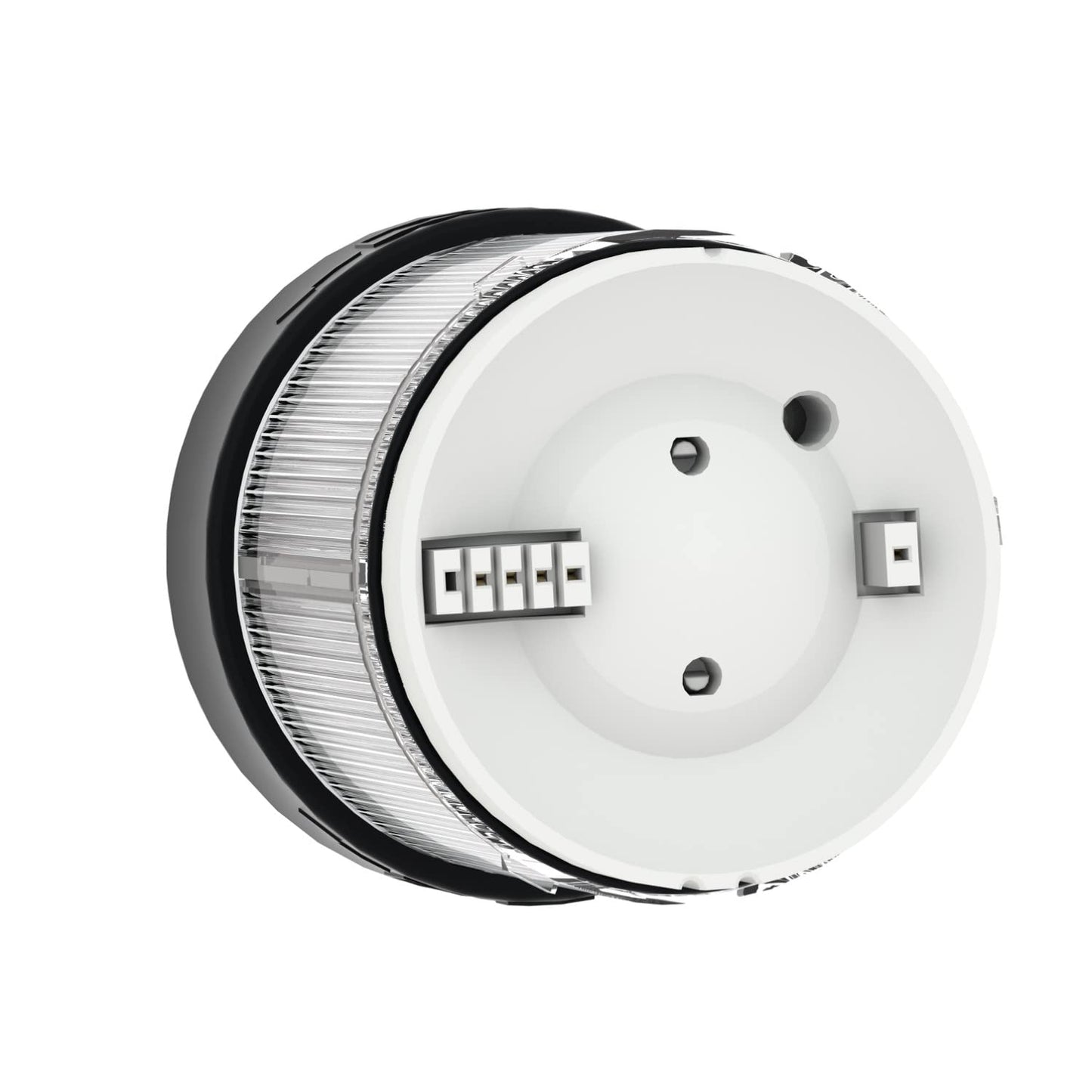 Schneider Electric | XVBC2B7 - Industrielles Leuchtelement Dauerlicht 24V AC/DC, robuster Metallgehäuse LED Signalgeber farblos mit IP65 Schutz, energiesparende konstante Beleuchtung für Steuerungssysteme und Signalsäulen