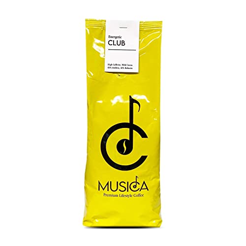 MUSICA Coffee-CLUB Kaffeebohnen 1kg - Bohnenkaffee, Kaffee, Caffe, Cafe Bohnen