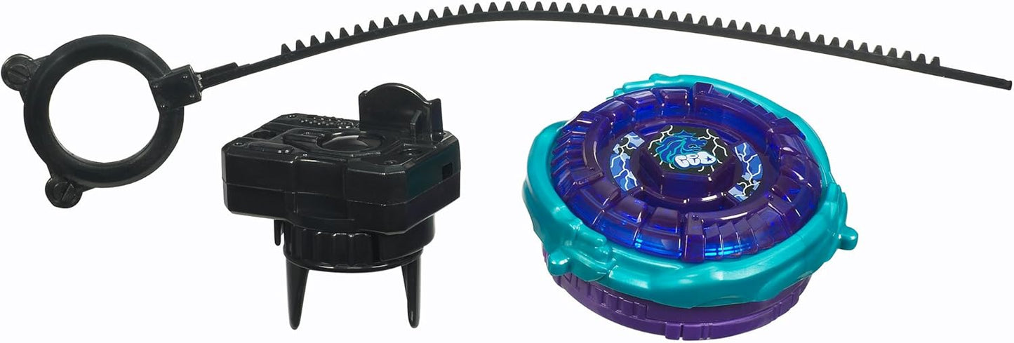 Hasbro Beyblade Metall Fusion Kreisel Storm Leone Elektronisch mit Licht & Sound – Action-Kampftop mit Launcher & Reißleine Modell 30524 B15