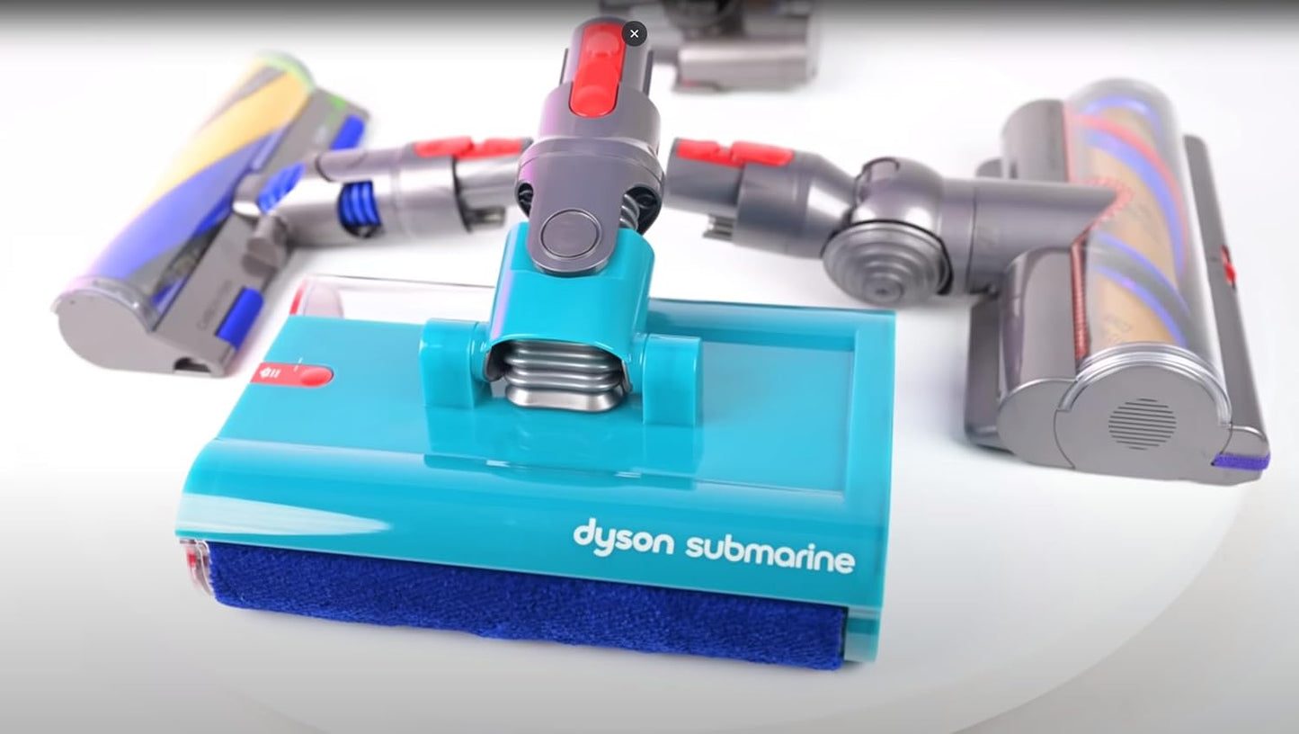 Dyson V15s Detect Submarine™ Nass- und Trockensauger mit Laser-Technologie, Hochleistungs-Saugkraft, Tierhaarentfernung, Hartboden-Wischsystem und HEPA-Filtration für hygienische Tiefenreinigung
