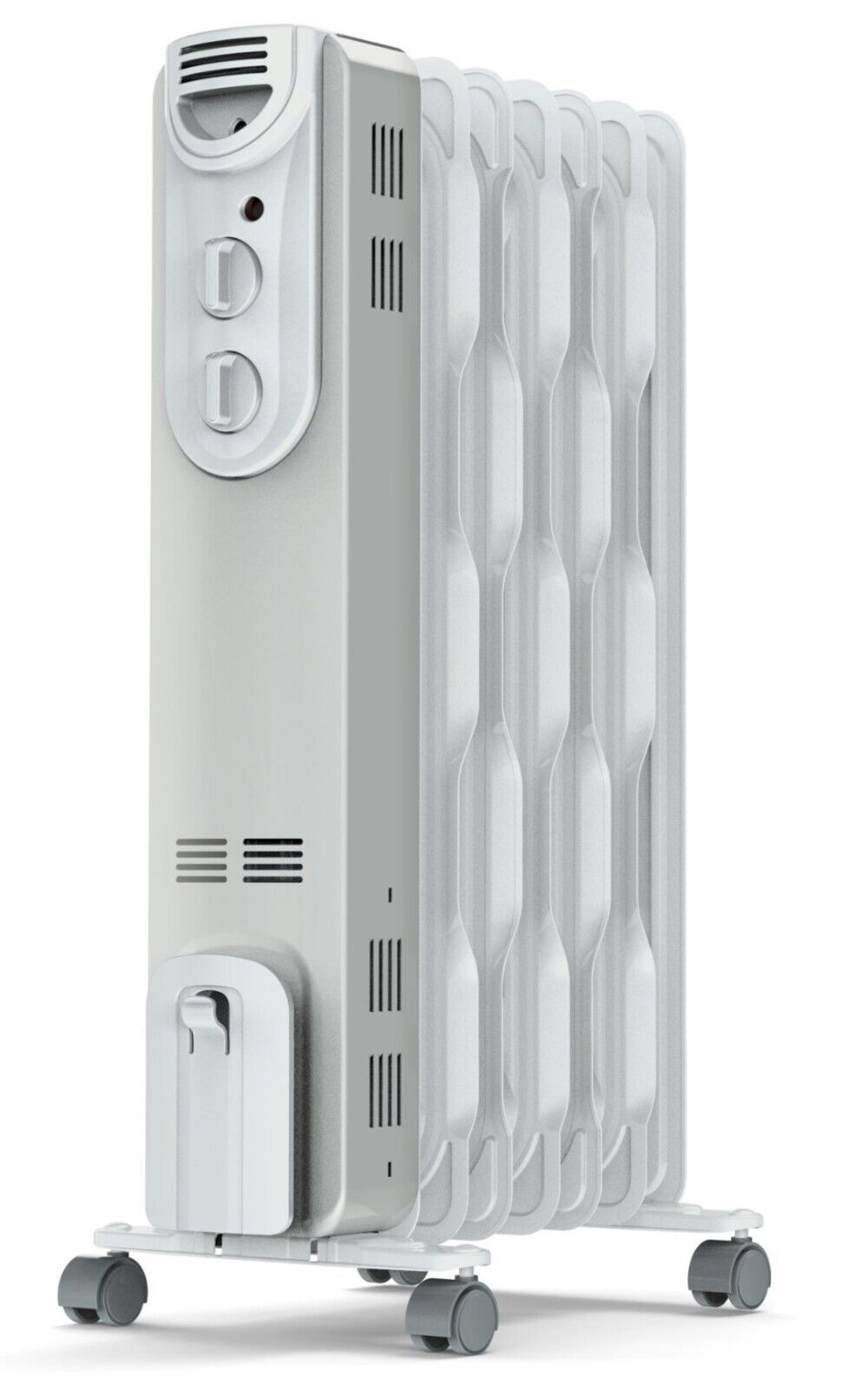 SUPRA ORSO 2500W Ölradiator, 3 Heizstufen, Mechanisches Thermostat, Leiser Elektroheizer für Räume bis 25 m², Frostschutz, Überhitzungs- & Kippschutz, Mobil dank Rollen & Tragegriff