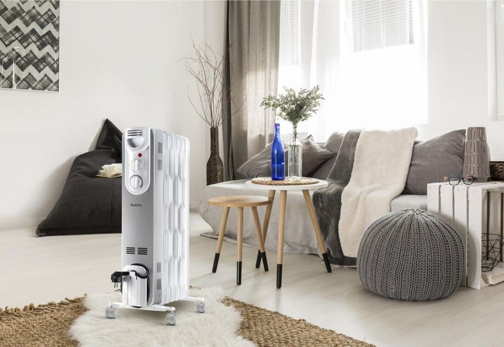 SUPRA ORSO 2000W Ölradiator, Kompakte Elektroheizung mit 3 Heizstufen, Überhitzungsschutz, Mobile Heizung mit Rollen und Tragegriff, Geräuschloser Betrieb, Energieeffizient, Für Räume bis 35 m²