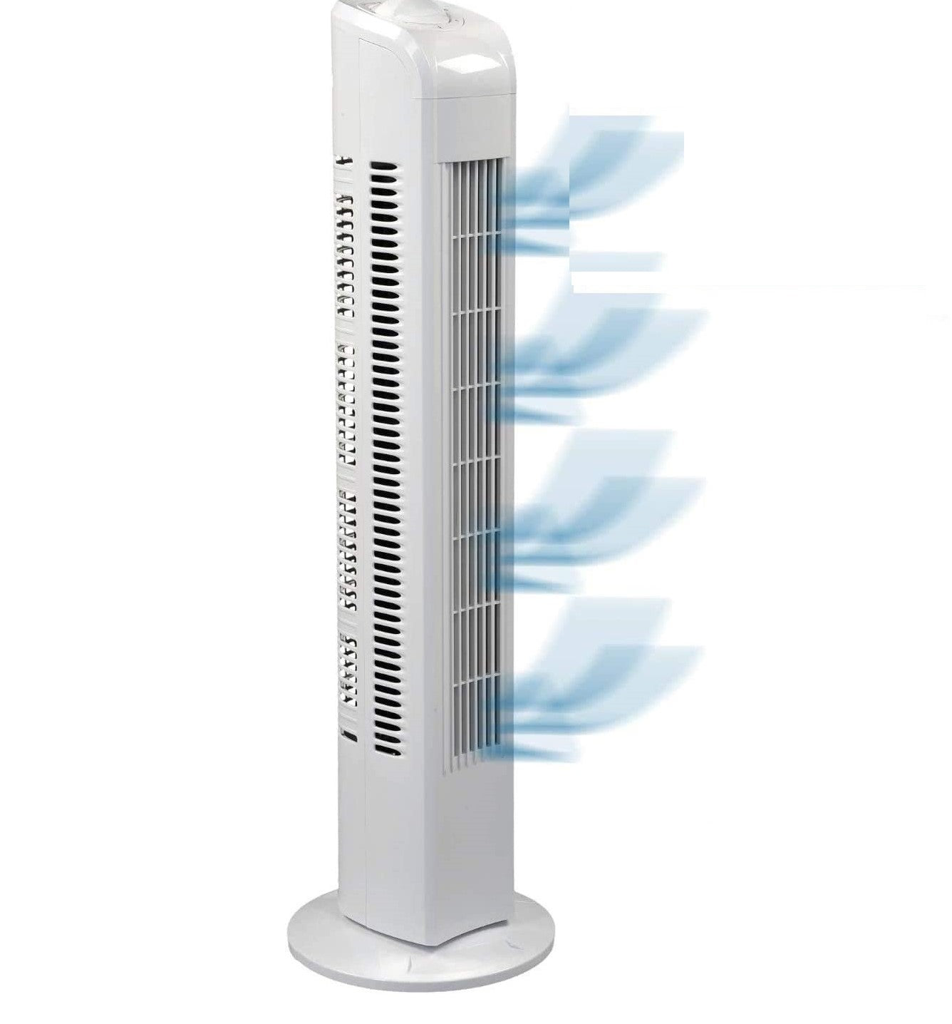 Interior TF35 Säulenventilator 78cm 3 Stufen, weiss - Turmventilator Oszillation