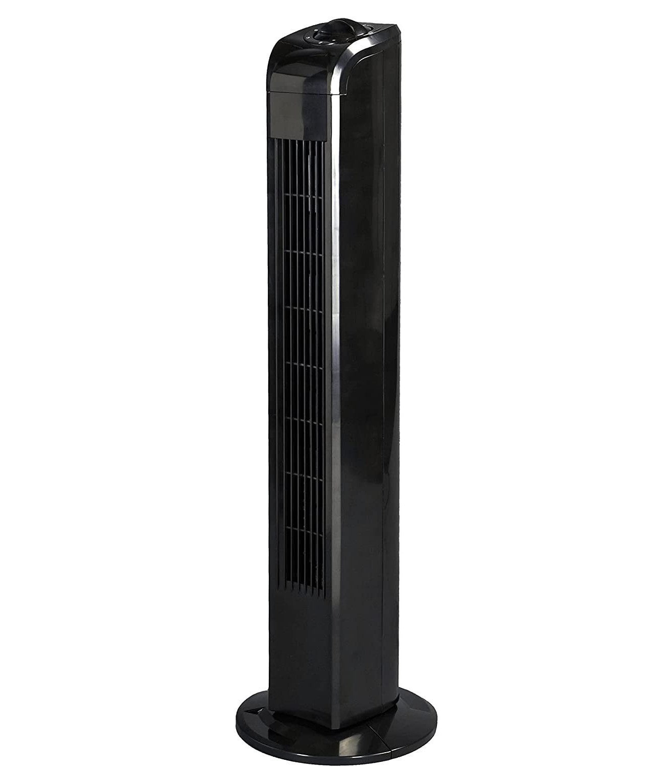 Commodoor TV02 Turmventilator 76cm, Schwarz – Leiser Säulenventilator mit 3 Geschwindigkeitsstufen, 75° Oszillation, Energieeffizienzklasse A+, Ideal für Räume bis 50 m², Geräuscharmer Betrieb und modernes Design