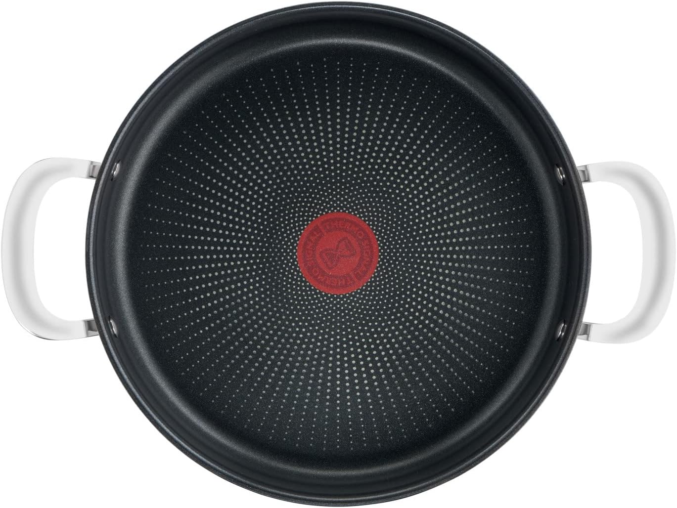 Tefal E30 Jamie Oliver Set 20 Servierpfanne 25 cm Induktion 2 tlg, Edelstahl Antihaft, ThermoSpot, Spülmaschinenfest, Hitzebeständig bis 260°C, Induktionsherd geeignet, 2 Seitengriffe, Glasdecke