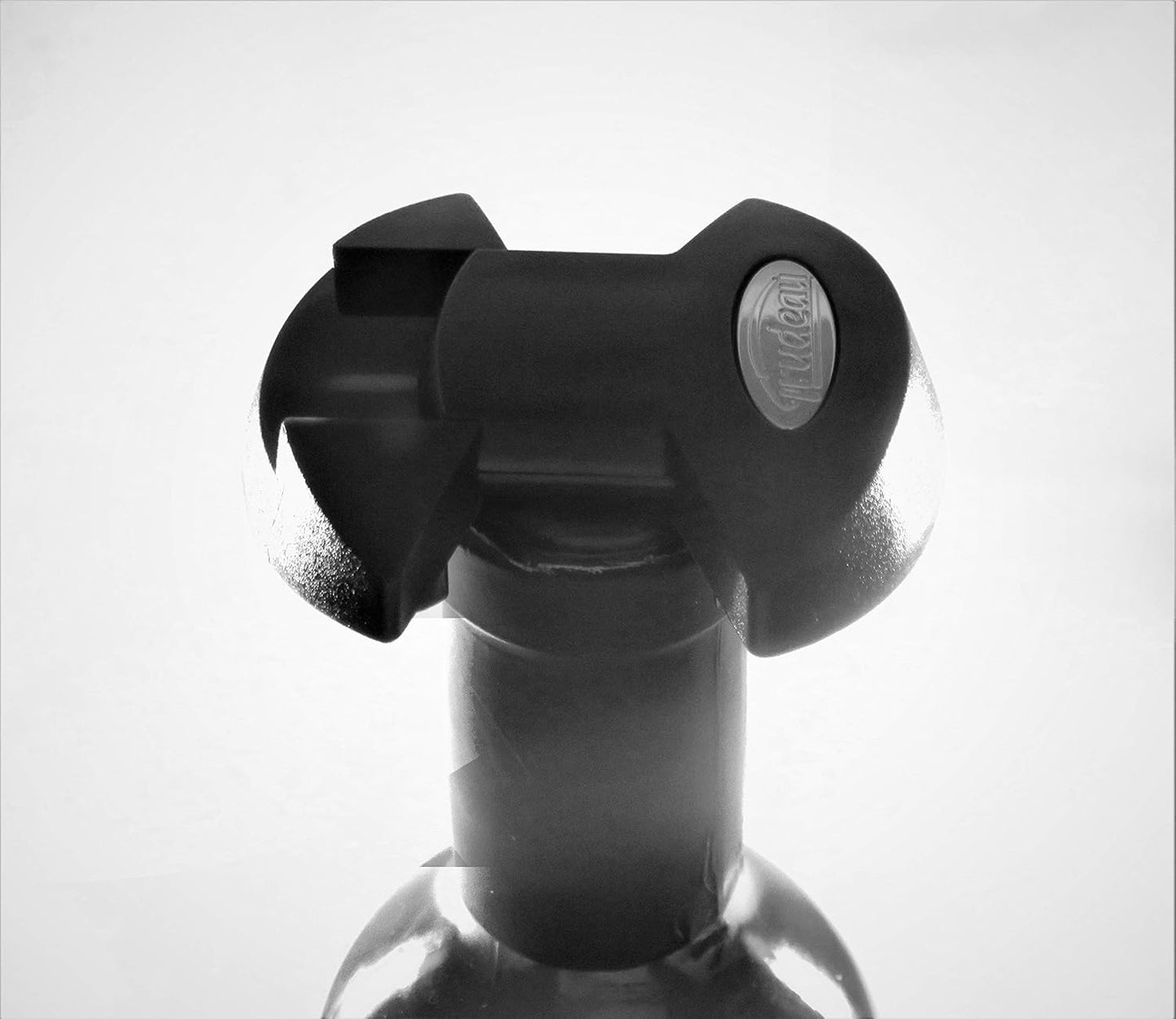 Trudeau 579198 Edelstahl Automatischer Hebel-Korkenzieher Deluxe, 476 Gramm Schwerer Weinöffner mit Antihaftbeschichtung, Robuster Korkenzieher für Flaschen mit Hebelantrieb und Folienschneider