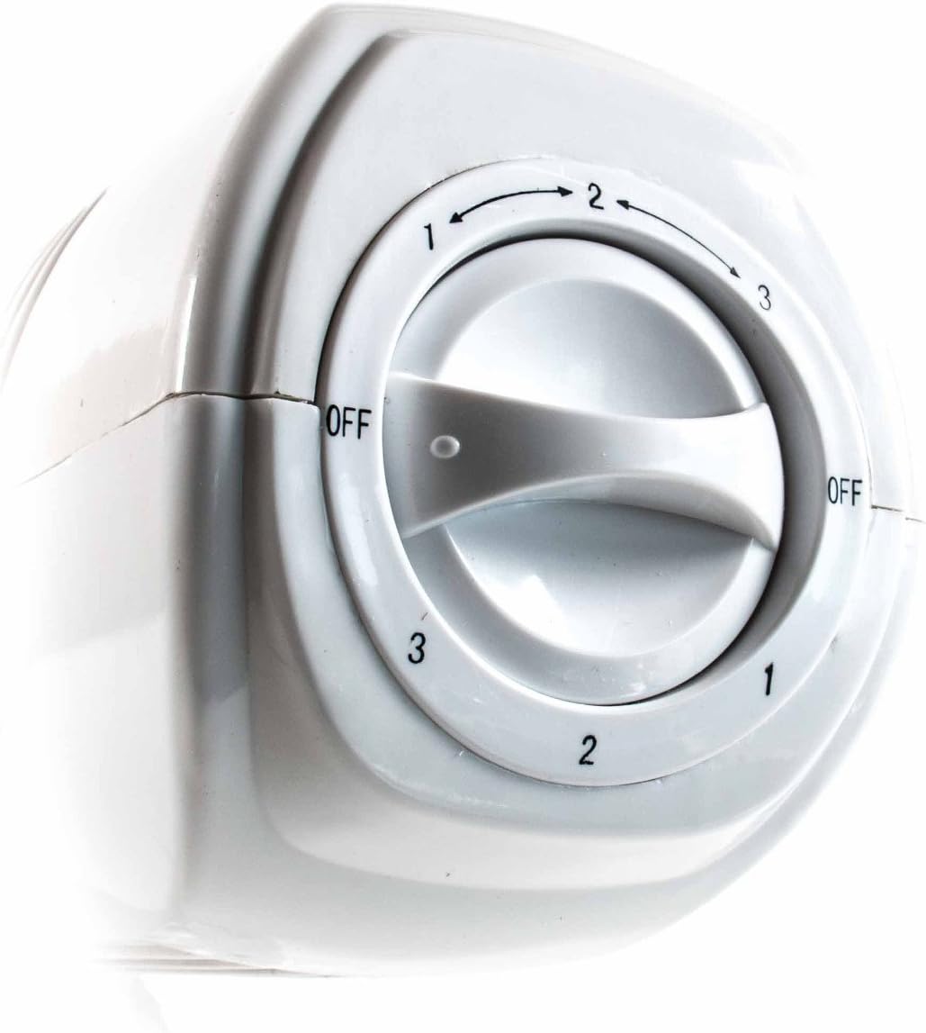 Commodoor Interior Turmventilator – Leiser Turmventilator mit 3 Stufen 77cm Höhe, Säulenventilator für Innenräume, platzsparender Standventilator mit Oszillation, energiesparend, weiß, leistungsstark für Wohnzimmer & Büro
