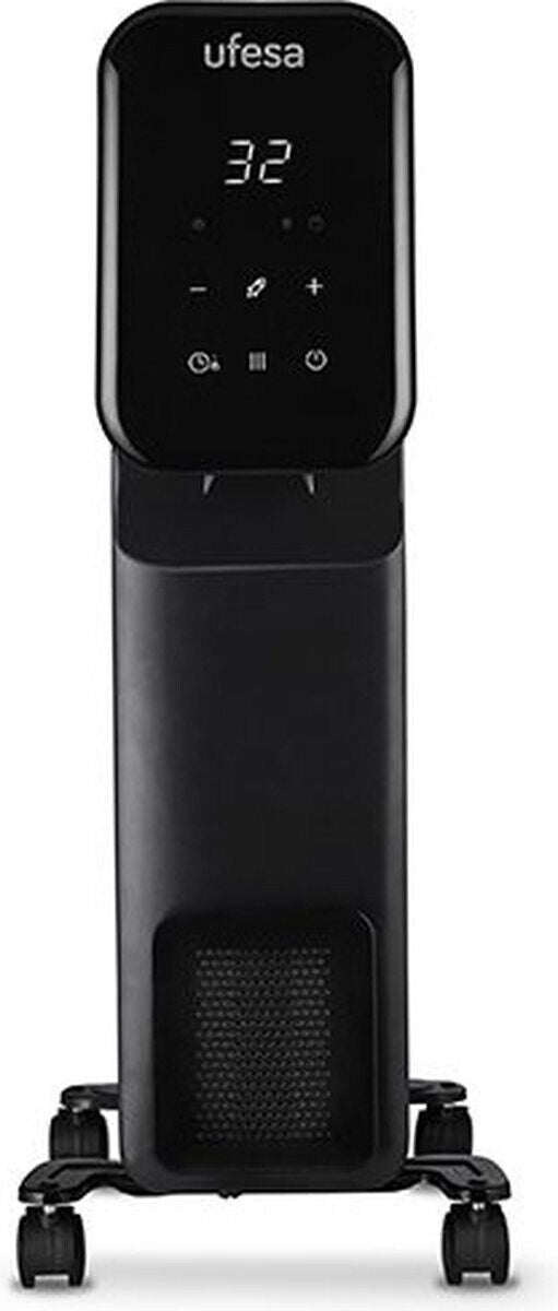 Ufesa RD2000D Öl-Radiator 2000W, Öl Heizgerät, 9 Heizelemente, Konvektionsheizung, Rollfüße, Thermostat, Überhitzungsschutz, Kippschutz, mobile Heizung für Räume bis 25 m², energiesparend, sicher, effizient