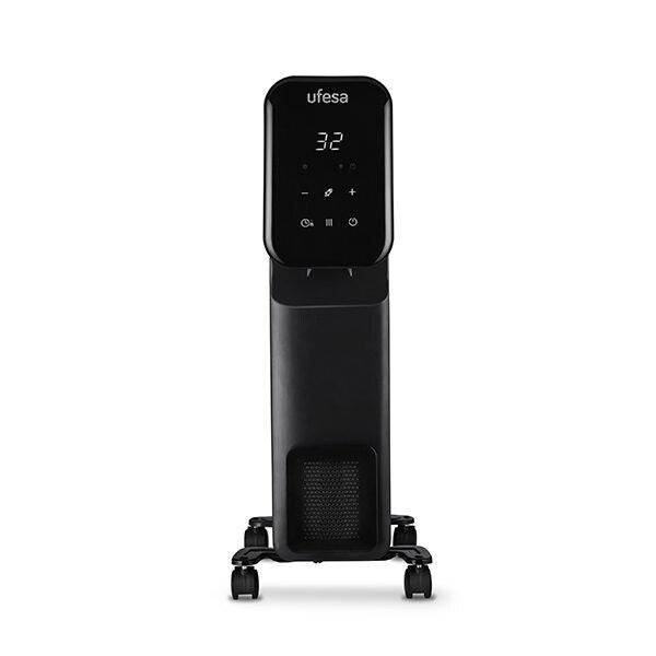 Ufesa RD2000D Öl-Radiator 2000W, Öl Heizgerät, 9 Heizelemente, Konvektionsheizung, Rollfüße, Thermostat, Überhitzungsschutz, Kippschutz, mobile Heizung für Räume bis 25 m², energiesparend, sicher, effizient