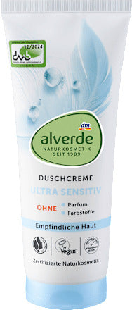 alverde NATURKOSMETIK Duschcreme Ultra Sensitiv, 200 ml