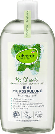 alverde NATURKOSMETIK Mundspülung Melisse, 500 ml