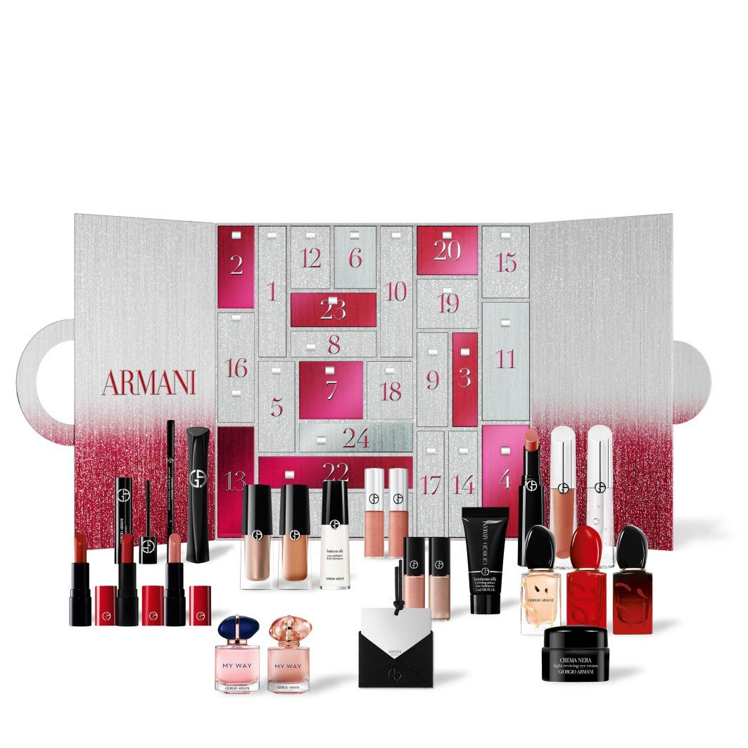 ARMANI Frauen Adventskalender 2025 Duft, Make-up & Pflege Set, Kosmetik Advent Kalender, Weihnachten Kalender, für Damen und Mädchen ( Wert 900€ )