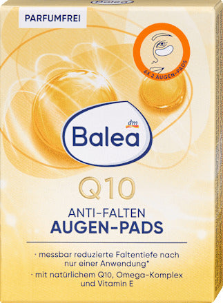 Balea Anti Falten Augenpads Q10 (6 Paar), 12 St