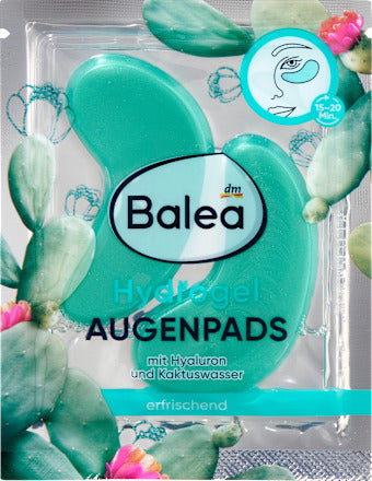 Balea Augenpads Hydrogel Kaktuswasser (1 Paar), 2 St