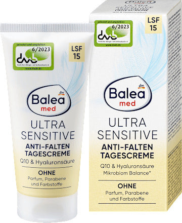 Balea med Gesichtscreme Ultra Sensitive Q10 LSF 15, 50 ml