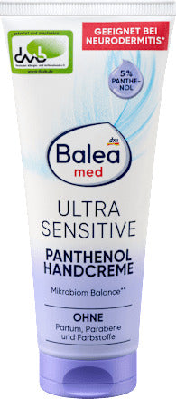 Balea med Handcreme Ultra Sensitive, 100 ml