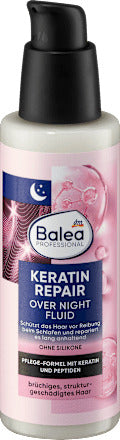 Balea PROFESSIONAL Over Night Fluid Keratin Repair, 100 ml