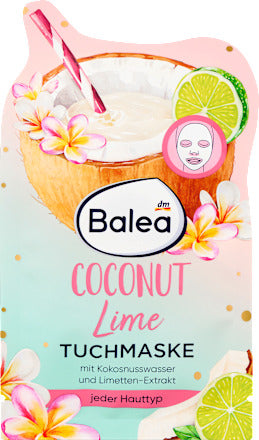 Balea Tuchmaske Coconut Lime, 1 St