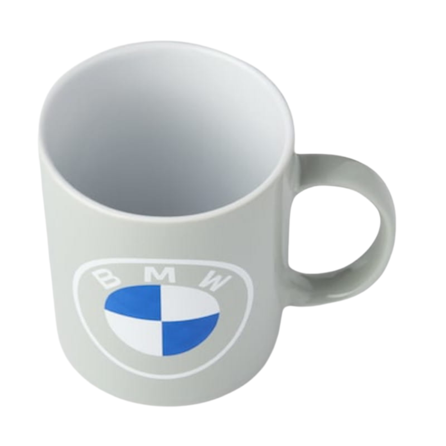 BMW Tasse 300ml Keramik Porzellan Becher Stone Grey mit Logo – ergonomischer Kaffeebecher für Büro, Tee & Kaffee, spülmaschinenfest, hochwertig, modern, Original BMW Zubehör