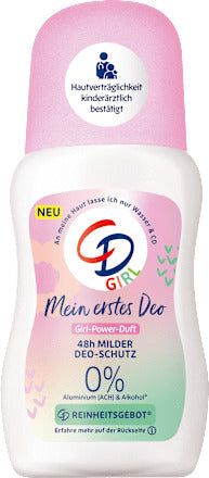 CD Deo Roll-on Mädchen, Mein erstes Deo, 50 ml