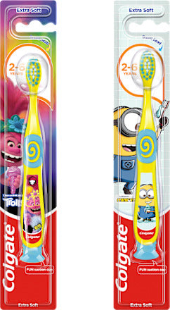 Colgate Zahnbürste Kinder Minions/Trolls, 2-6 Jahren extra soft, 1 St