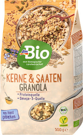 dmBio Knuspermüsli, Kerne & Saaten Granola, 500 g