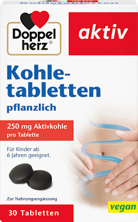 Doppelherz Kohletabletten 30 St, 15,1 g