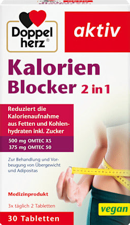 Doppelherz Kalorien Blocker 2in1 Tabletten, 30 St