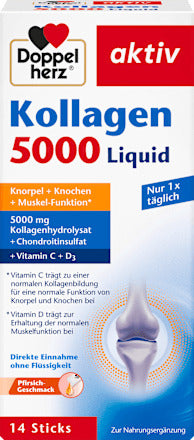Doppelherz Kollagen 5000 Liquid 14 Sticks, 140 ml