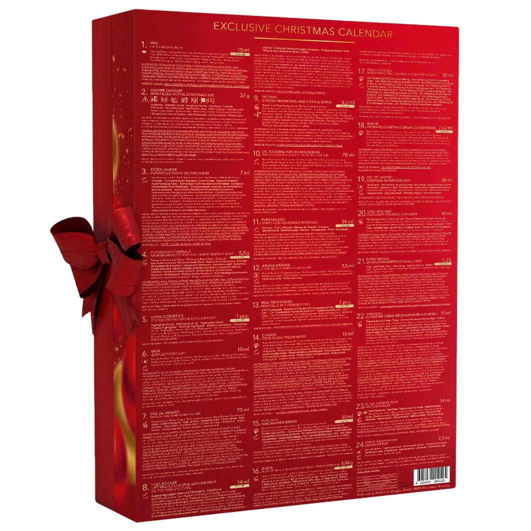 Douglas Adventskalender 2025 Exclusive Beauty – Pflegeprodukte, Make-up, Luxus Kosmetik Set, Weihnachtskalender, für Frauen und Damen ( Wert 400€ )