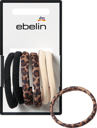 ebelin Haargummis Farb-Mix/Leo-Optik, 6 St