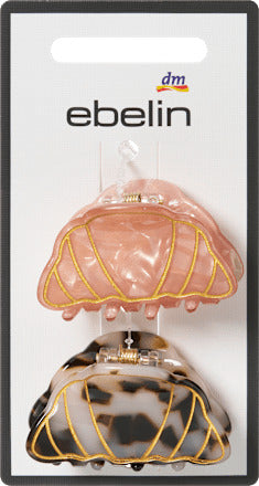 ebelin Haarklammern Croissants, 2 St