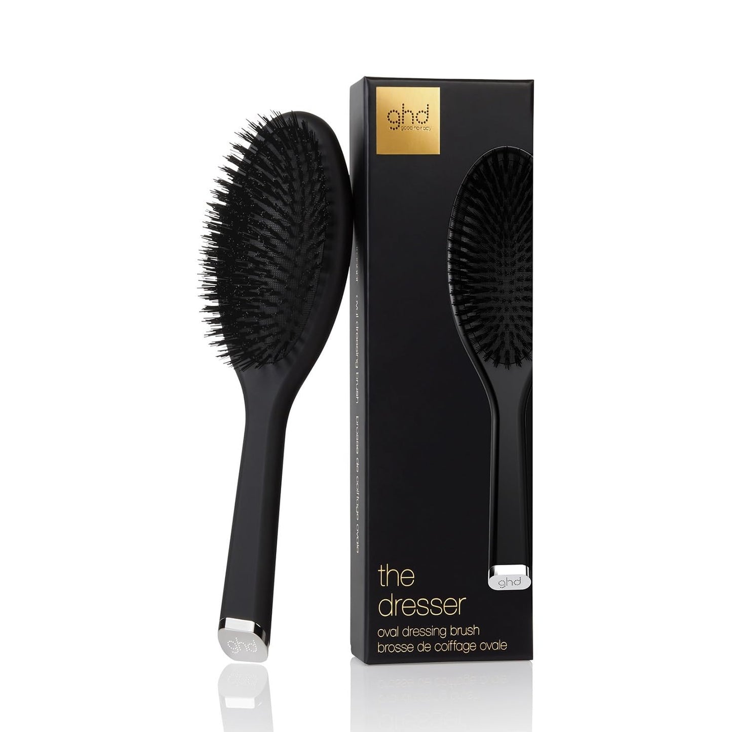 ghd The Dresser Ovale Haarbürste – Antistatische Stylingbürste für Glanz & Kontrolle, Profi Entwirrbürste mit Nylonborsten für alle Haartypen, Bürste