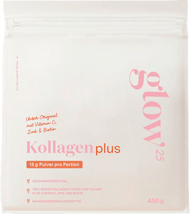 Glow25 Kollagen Plus Pulver, 450 g