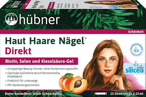 hübner Haut Haare Nägel Direktsticks 15 St, 225 ml