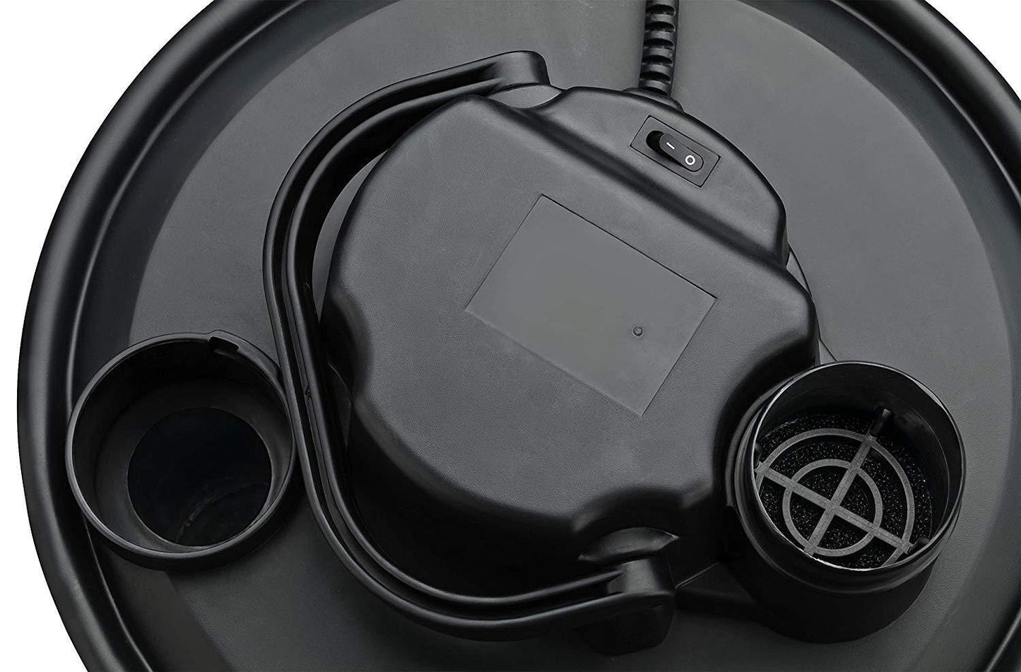 Jung Kinzo K0411 Aschesauger Kaminsauger 800W, 18L Edelstahlbehälter, 2in1 Nass- und Trockensauger mit Gebläsefunktion, wiederverwendbarer HEPA-Filter, flexibler Saugschlauch, ideal für Grill und Feuerstellen