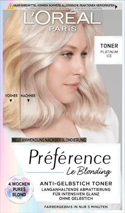 L'ORÉAL PARiS PRÉFÉRENCE Haartoner 01 Platinum Ice, 1 St