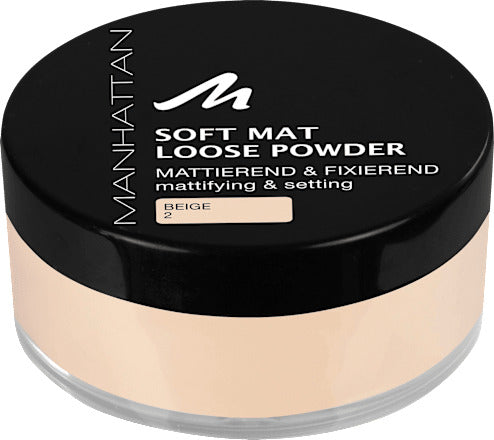 MANHATTAN Cosmetics Loses Puder Soft Mat Beige 2, 20 g