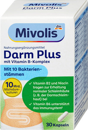 Mivolis Darm Plus Kapseln 30 St, 15 g