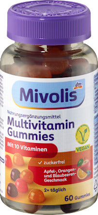 Mivolis Multivitamin Gummies 60 St, 120 g