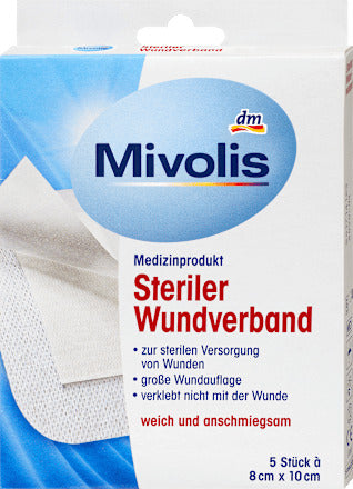 Mivolis Steriler Wundverband, 5 St