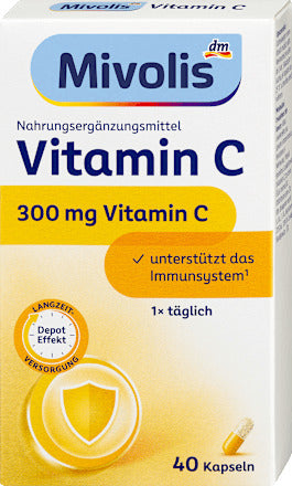 Mivolis Vitamin C Depot Kapseln 40 St, 22 g